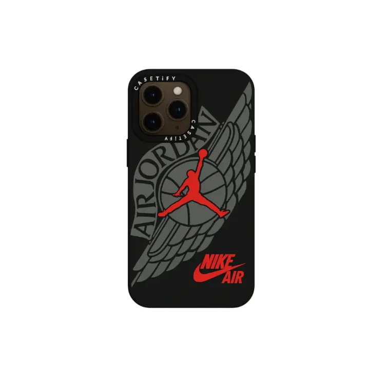funda jordan negra iphone