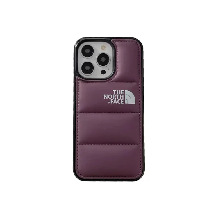 Carcasa para iPhone The North Face Morada acolchada